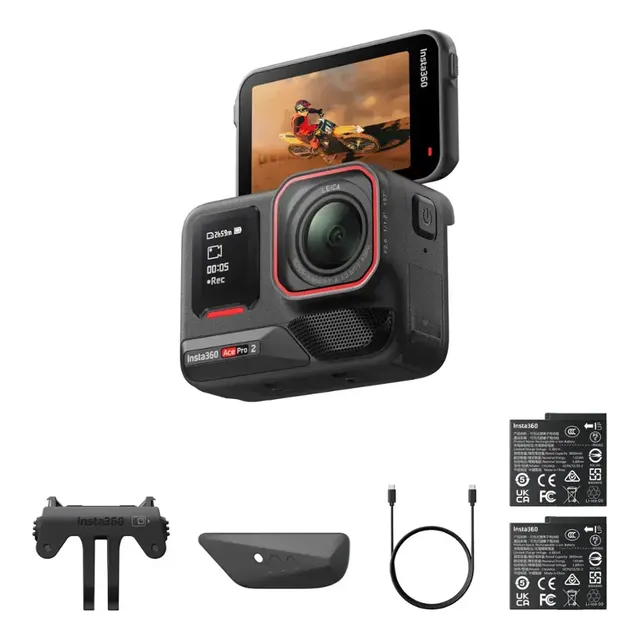 Cámara De Accion Insta360 Ace Pro 2 Bateria Dual 8k 50mp Col