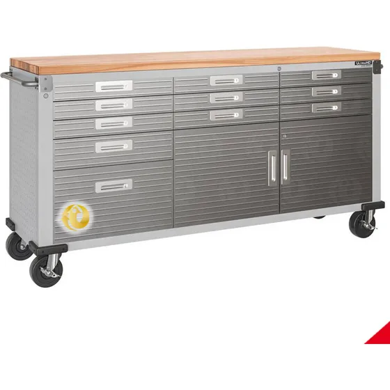 Banco De Trabajo Seville Classics Ultra Hd Rodante Premium