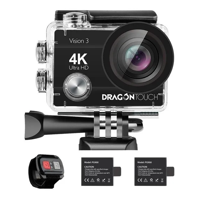 Cámara deportiva Dragon Touch Vision 3 Action Camera 4K20MP