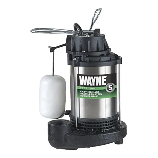Wayne Cdu980e - Bomba Sumergible De 3/4 Hp De Hierro Fundido