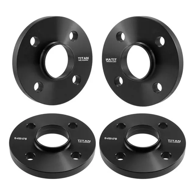 Separadores De Rueda 4pc 15mm 4x100 Hubcentric Para Audi Bmw