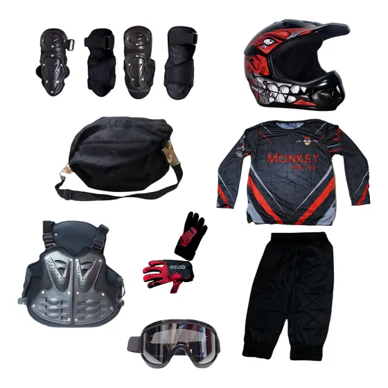 Indumentaria Completo Infantil Para Bicicross Y Bmx
