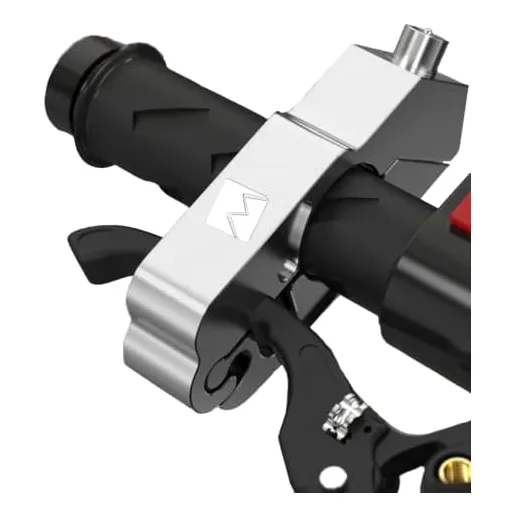 Ploris De Silver Puños De Manillar Motocicleta Pesados
