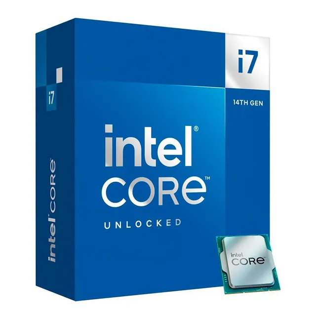 Procesador gamer Intel Core i7-14700K BX8071514700K de 20 nú