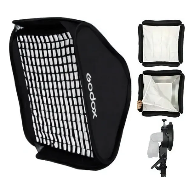 Softbox flash dedicado Godox Speedite de 60 x 60 pulgadas co