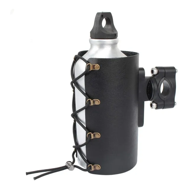 Cup Holder Motorcycle Leather Drink Holders Handlebar M...