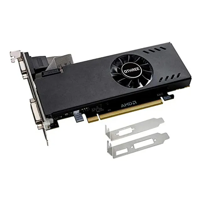Tarjeta Gráfica Qthree Radeon Rx 550 4gb Low Profile Para Ju