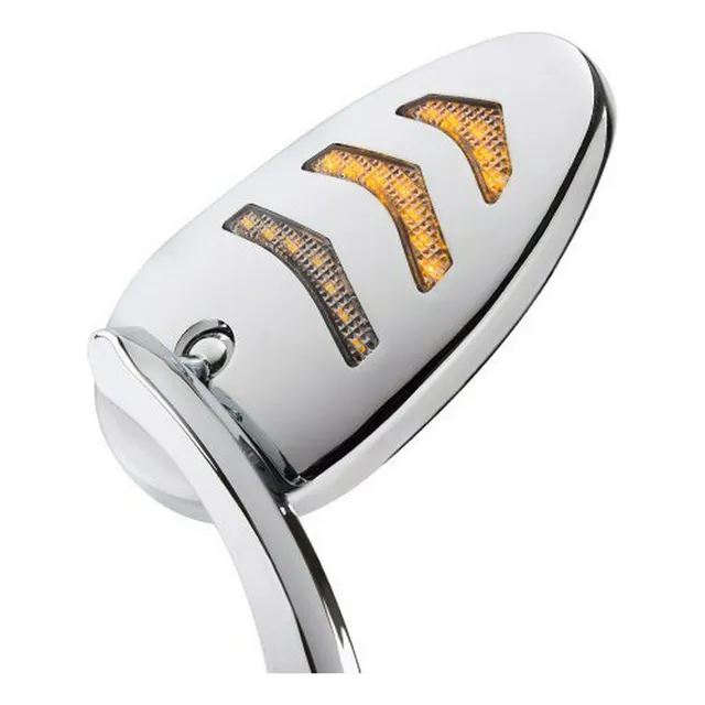 Kiwav Flecha Led Espejos Cromados De Aluminio De 5-16 -24 P