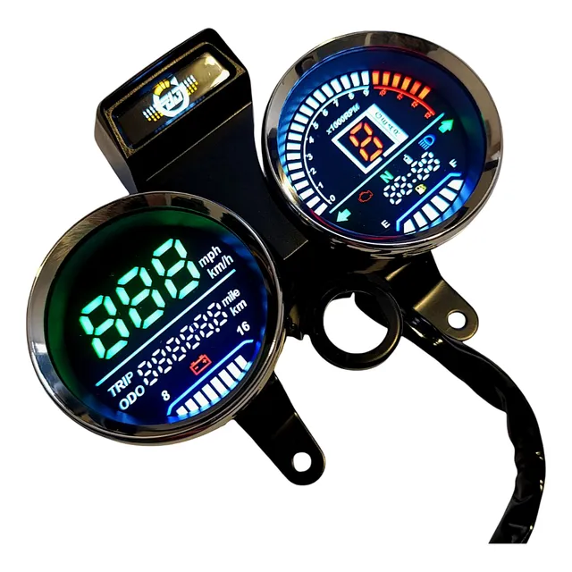 Velocímetro Tacometro Digital Gn 125 Suzuki Gn125 Moto Lujo
