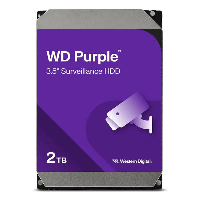 Disco Duro Western Digital Purple 2tb Wd23purz Hdd Nvr Dvr
