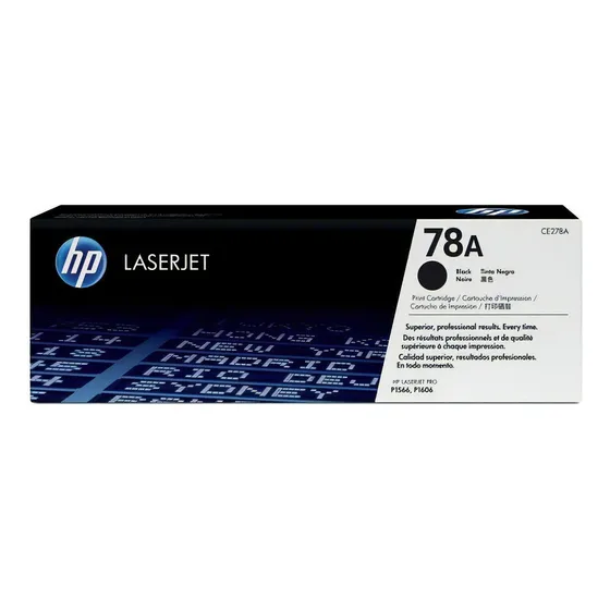 Cartucho de tóner negro HP 78a para Laserjet (ce278ab)