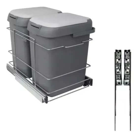 Caneca Basurera Doble Extraíble 25l