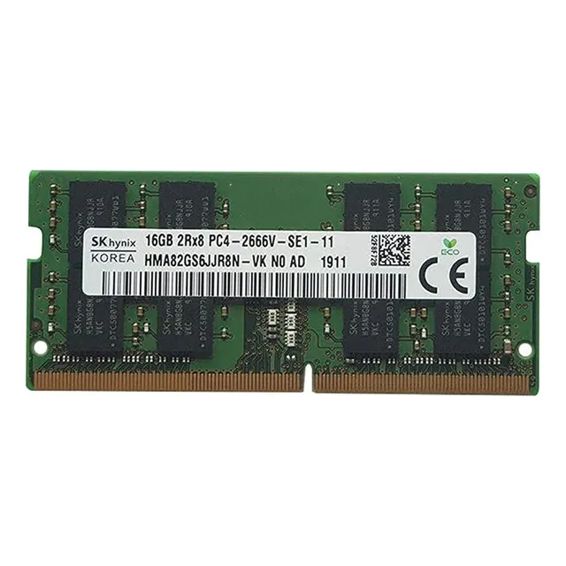 Sk Hynix 16gb 2rx8 Ddr4 So-dimm Pc4-21300 2666mhz Módulo De