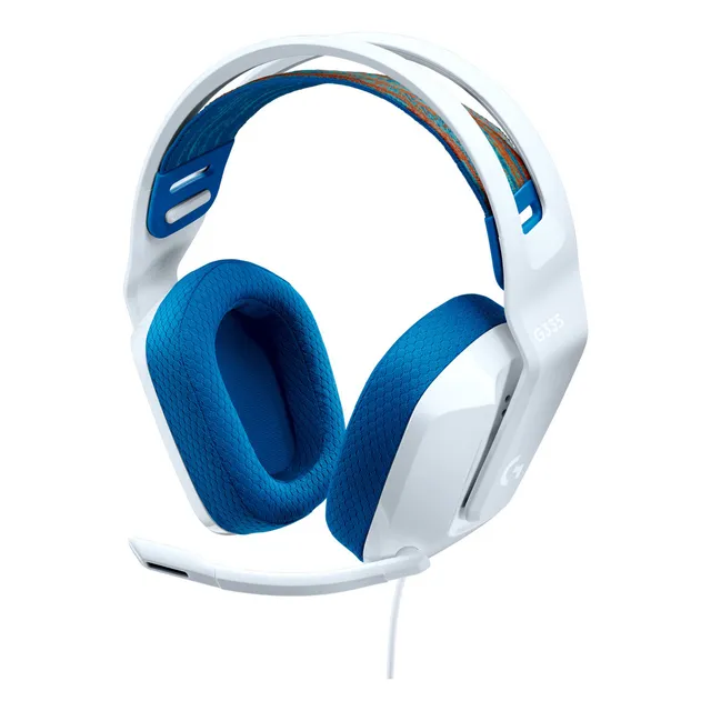 Logitech G335, Diadema Gamer Pc, Ps5, Xbox / Blanco Y Azul