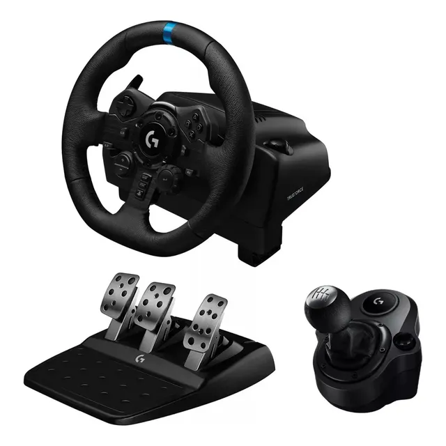 Logitech Gaming: Timón Carreras G923 Xbox + Palanca Cambios