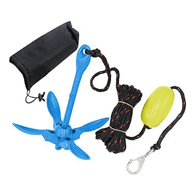 Ancla Portátil Plegable Para Kayak Con Cuerda De 30 Pies
