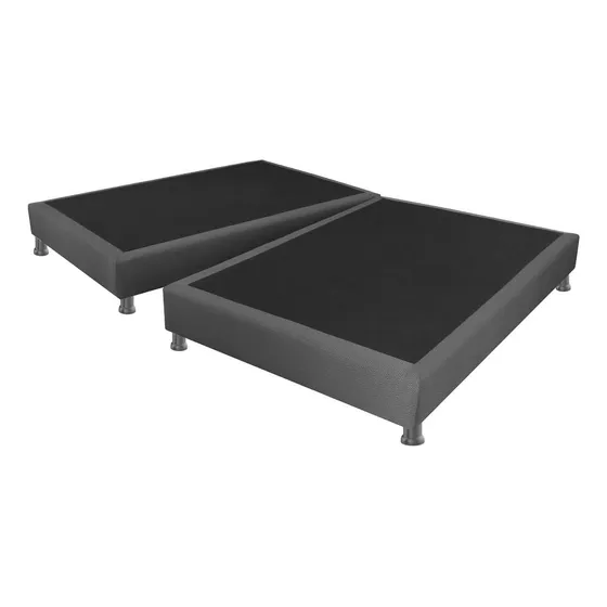 Base Cama Dividida 120 X 190 Dormilandia Color Gris