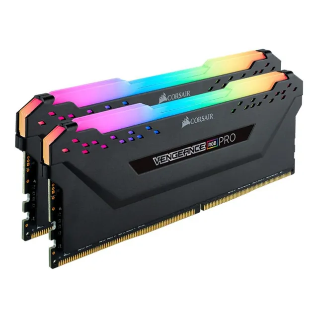 Memoria RAM Vengeance RGB Pro gamer color negro 32GB 2 Corsa