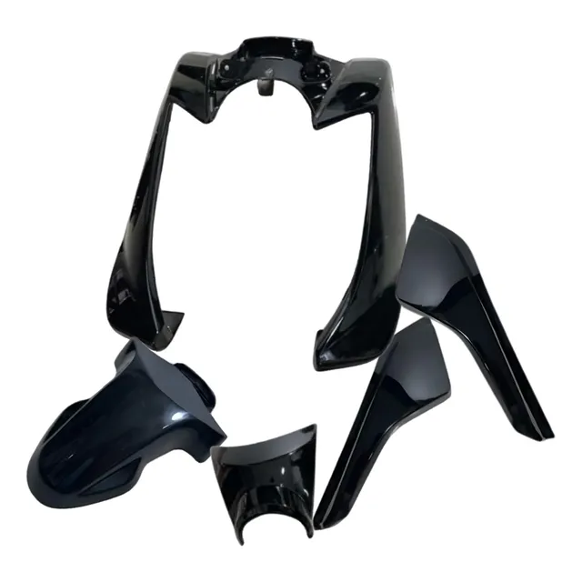 Partes Plásticas Moto Yamaha Bws 125 Bws X Set Color Negro