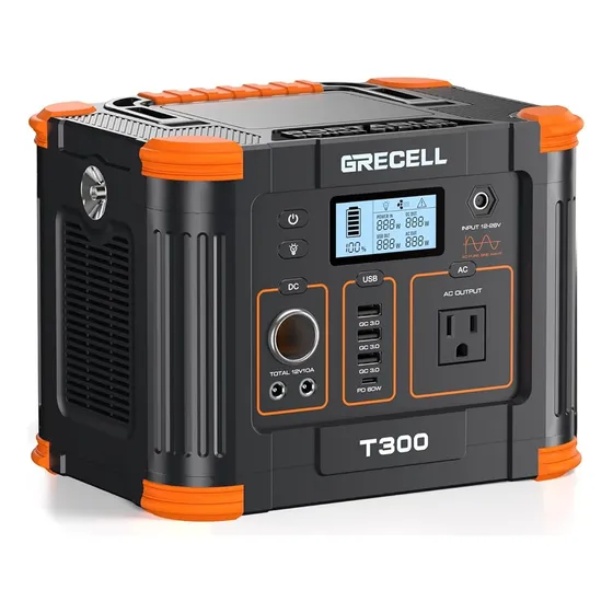 Estación De Energía Portátil Grecell 330w - Carga Rápida Usb