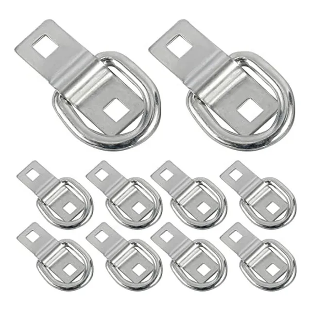 Anclajes De Amarre D-ring, 10 Unidades, 3/8 Pulgadas, Resist