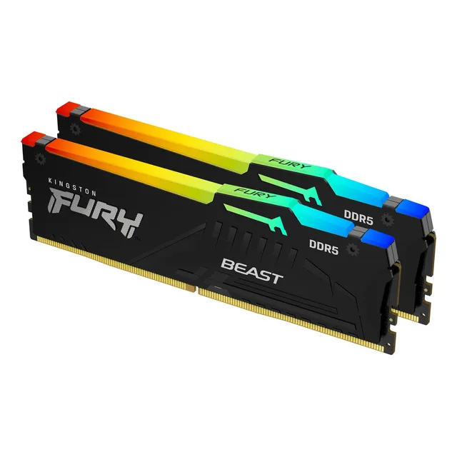 Kingston Technology Fury Beast Rgb 32gb (2x16gb) 5200mt/s Dd