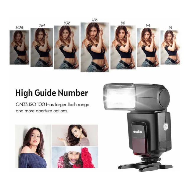 Godox Tt520 Flash Speedlite P/cámara Con Transmisor Disparo