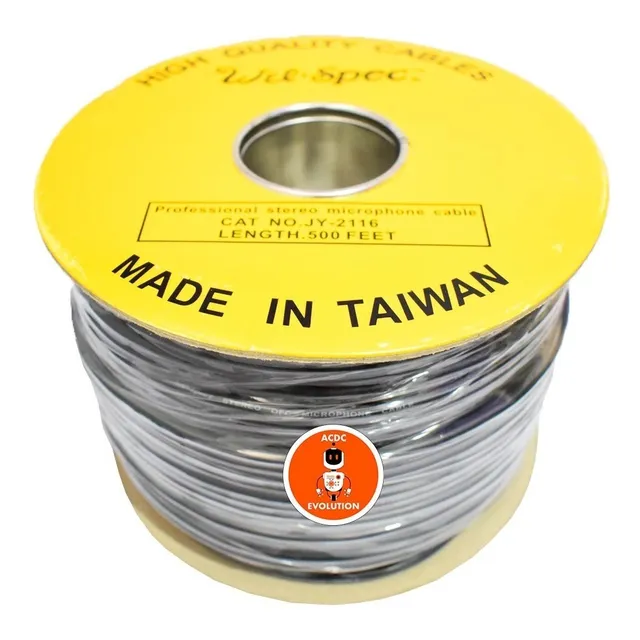 Cable Para Micrófono Estéreo Jy-2116 Welspec Rollo X 152m