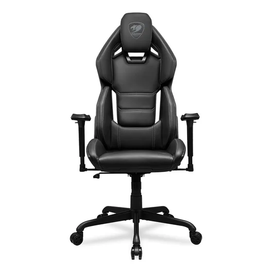 Silla Gamer Cougar Hotrod Black Ergonomica Color Negro Mater