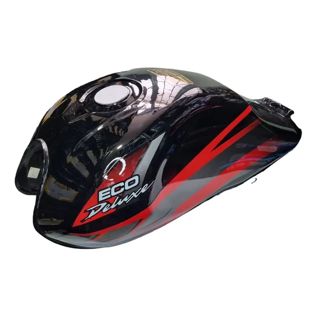 Tanque Gasolina Honda Eco Deluxe 100 Negro Rojo Vaox
