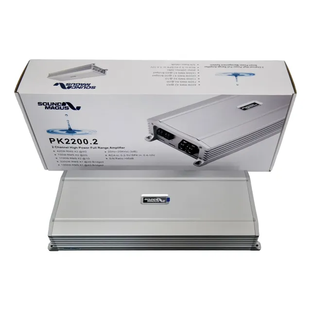 Amplificador Pk2200.2 Sound Magus. Producto Original