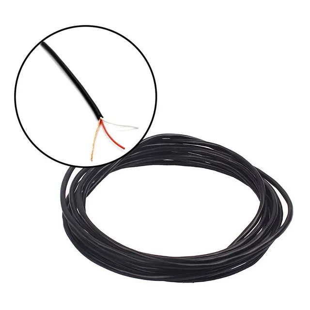 Por 10und Cable Blindado 2x18 Awg Para Audio Estereo X10m