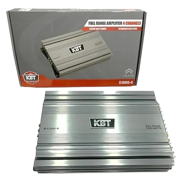 Amplificador Kbt S1000-4 1000w Clase Ab 4ch