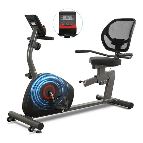 Bicicleta Estática Magnética Para Adultos Mayores, Lcd, Card