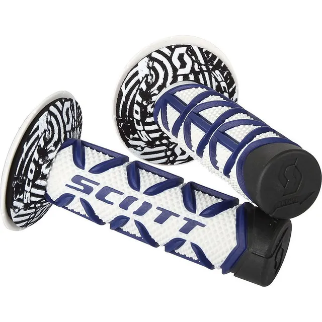 Diamond Off-road/dirt Bike Motorcycle Hand Grips - Blue...