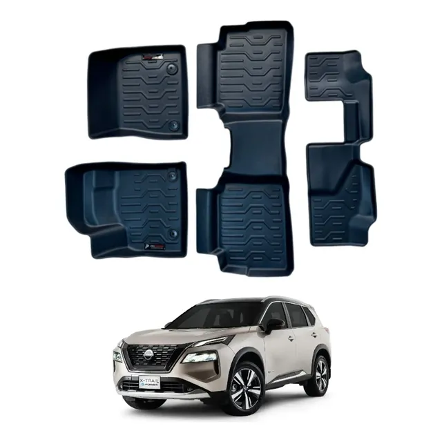 Tapetes Nissan X-trail E-power 24- 3 Filas Termoformados Pro