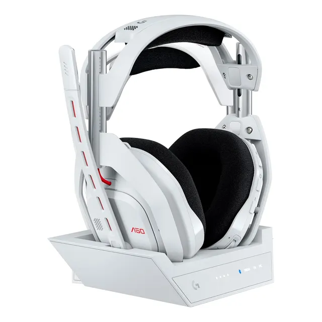 Diadema Gamer Logitech Astro A50 Gen5 Lightspeed + Base, Wht