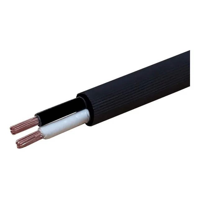 Cable Encauchetado Económico 2x10 Awg Negro X 80 Metros