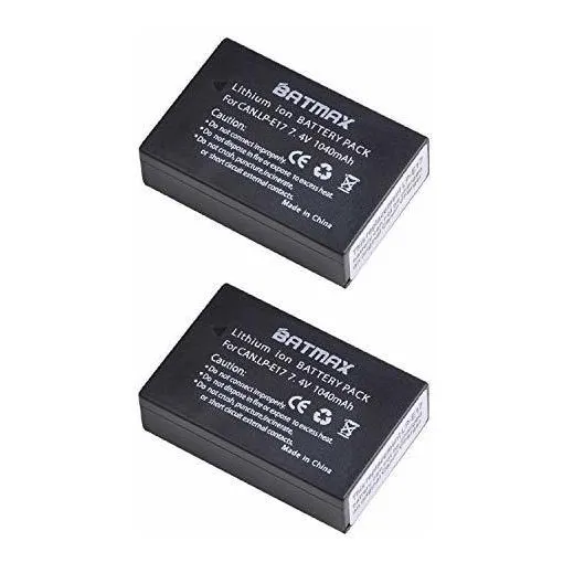 2packs Lp E17 Cargador De Batería Led Para Canon Eos R...