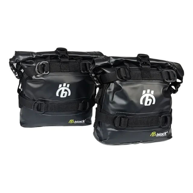 Drybag Alforja Para Defensas Impermeable 7 Lt Negro (pareja)