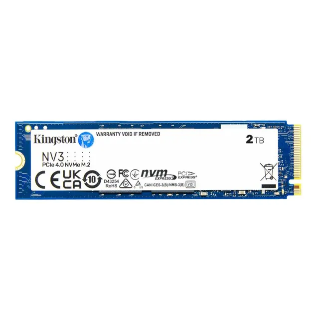 Unidad Sólida M.2 Kingston Nv3 2tb 6000/5000 Mb/s Color Blan