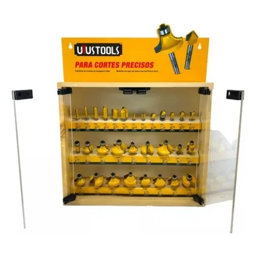 Juego De Fresas Para Ruteadora 30 Pzs 1/4 Bf01et Uyustools