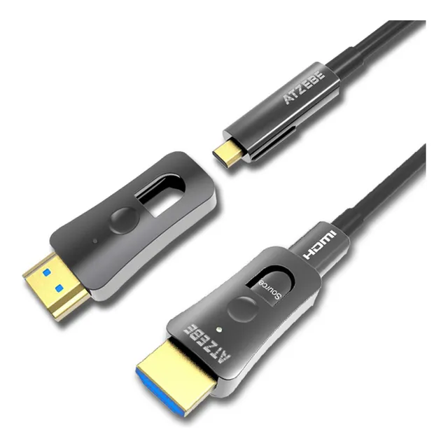Atzebe Cable De Fibra Óptica Hdmi De 164 Pies, Cable Hdmi .