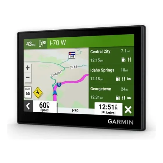 Navegador Garmin Gps Drive 53 Para Automóvil México Color Ne