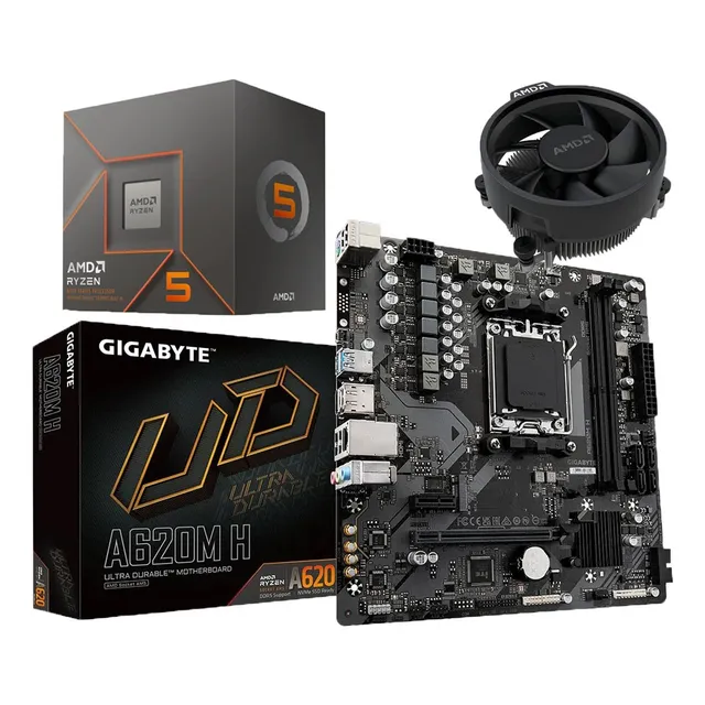 Combo Board A620m Procesador Amd Ryzen 5 8500g Pc
