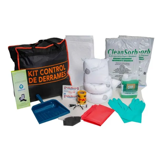 Kit Control Derrames Maletín Hidrocarburos 15 Galones