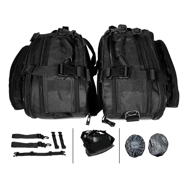 Alforja Para Moto Ruta Mínima Ecod De 30l Color Reflectivo G