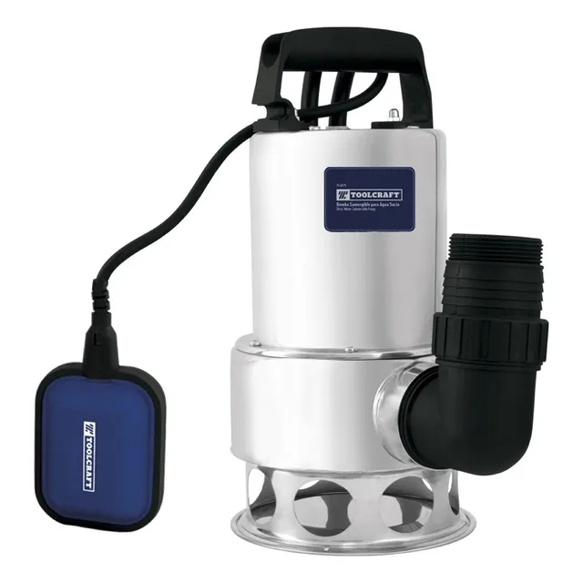 Bomba Sumergible Inox. Agua Sucia 1 Hp Toolcraft Tc4462