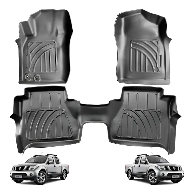 Tapetes Termoformados 3d 3 Piezas Nissan Navara 2014 -2024