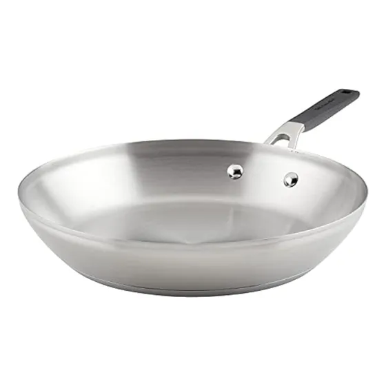 Kitchenaid Sartén/sartén De Acero Inoxidable, 12 Pulgadas, A